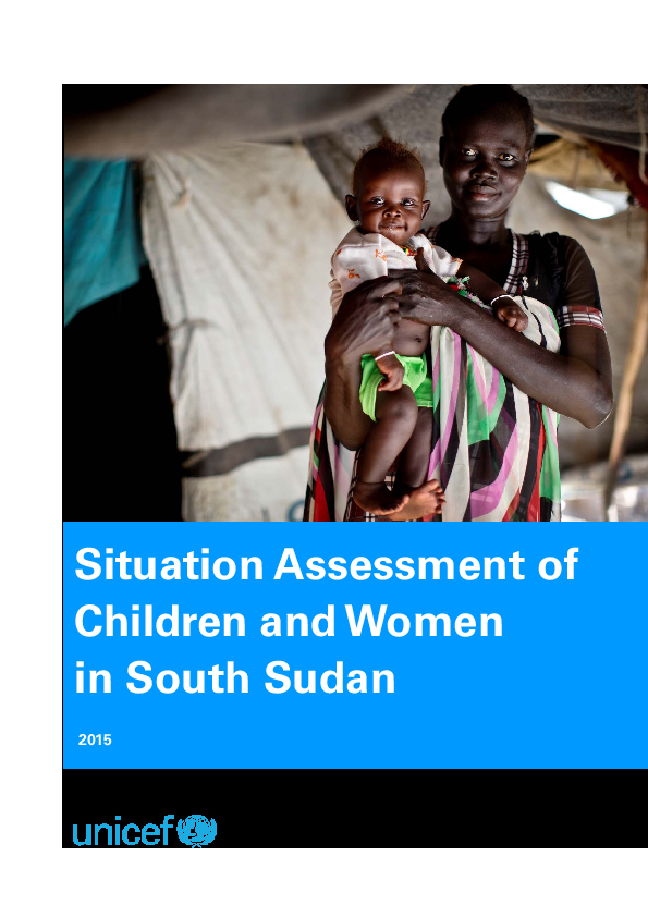Situation Assessment of Children and Women in South Sudan